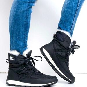 Sorel Whitney Short Lace-Up Waterproof Booties